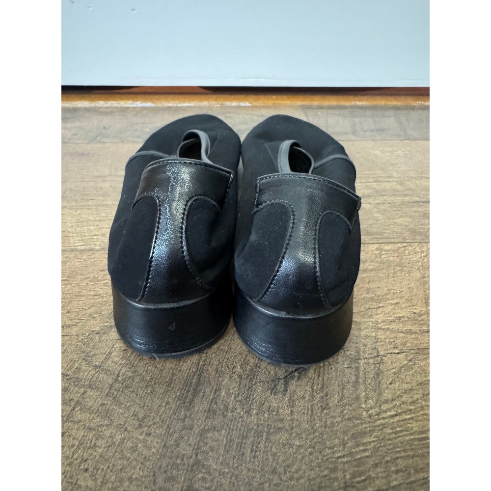 Taryn Rose Black Stretch Comfort Wedge Slip-On Shoes Size 38 - Picture 3 of 7